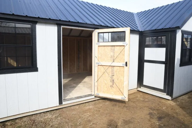 Greenhouse/Shed Combo! Black and White!